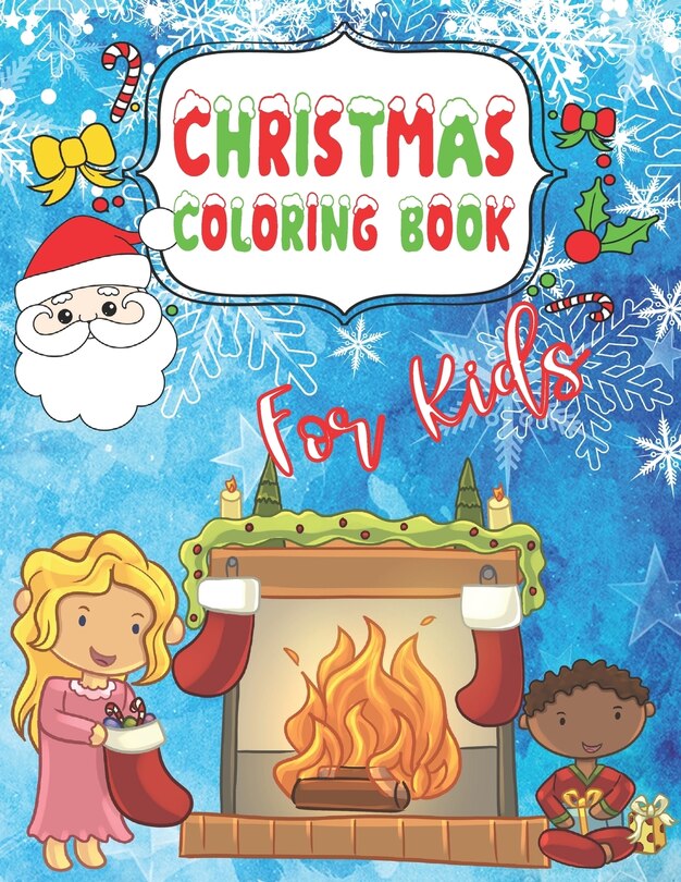 Front cover_Christmas Coloring Book for Kids