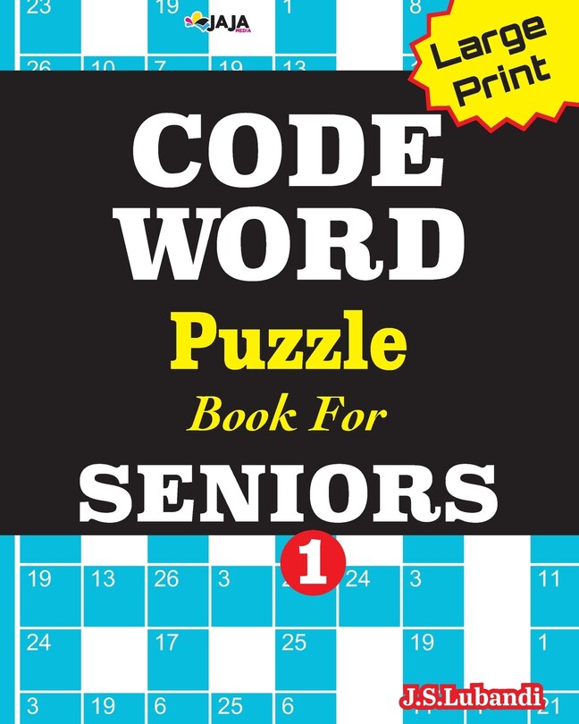 Couverture_CODEWORD Puzzle Book For SENIORS; Vol.1