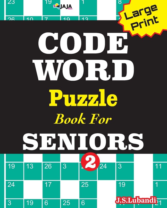 Couverture_CODEWORD Puzzle Book For SENIORS; Vol.2