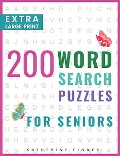 Front cover_Extra Large Print Word Search Books For Seniors