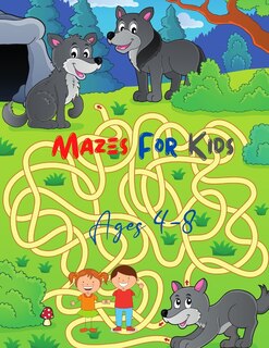Couverture_Mazes for kids ages 4-8