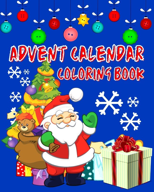 Front cover_Advent Calendar Coloring Book