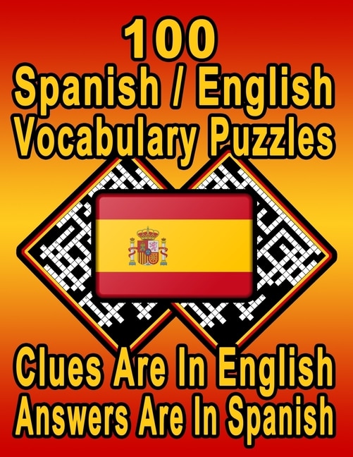 Front cover_100 Spanish/English Vocabulary Puzzles