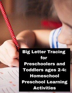 Front cover_Big Letter Tracing for Preschoolers and Toddlers ages 2-4