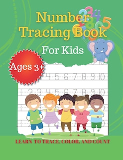 Front cover_Number Tracing Book for Kids