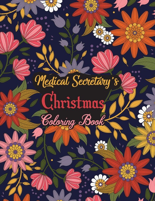 Front cover_Medical Secretary's Christmas Coloring Book