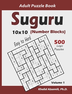 Couverture_Suguru Adult Puzzle Book (Number Blocks)