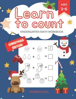 Couverture_Learn to Count Kindergarten Math Workbook Christmas Edition