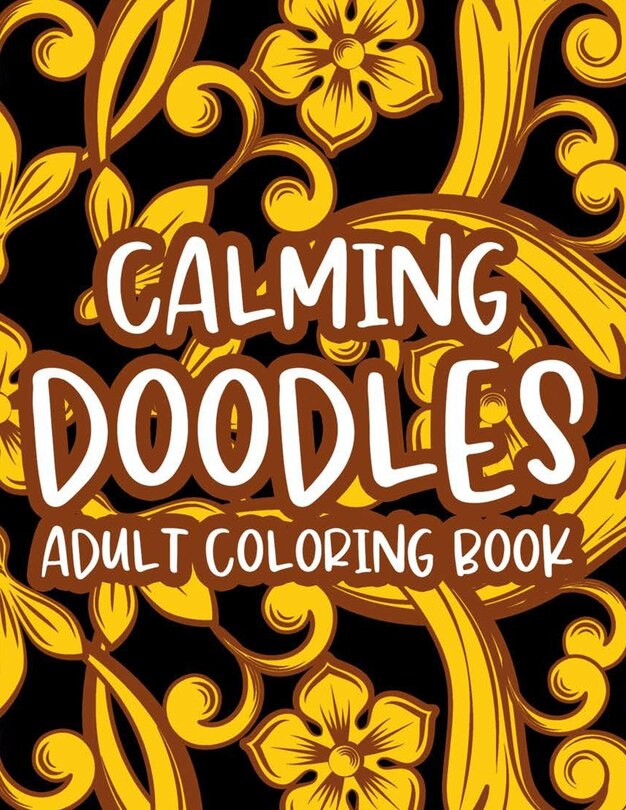 Front cover_Calming Doodles Adult Coloring Book