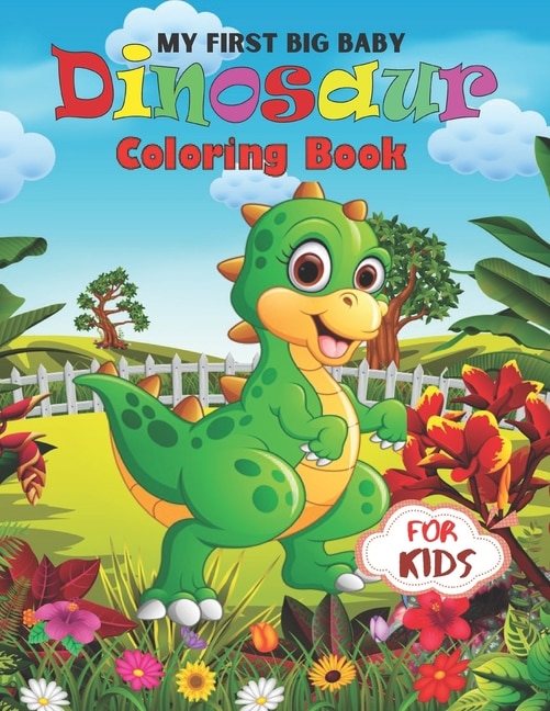 Couverture_My First Big Baby Dinosaur Coloring Book For Kids