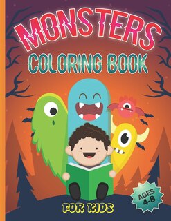 Front cover_Monsters Coloring Book for Kids