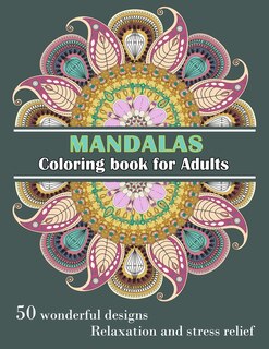 Front cover_MANDALAS Coloring Book for Adults