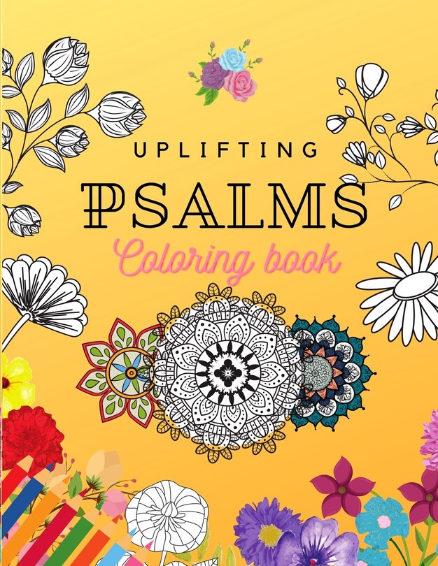 Front cover_Uplifting Psalms Coloring Book