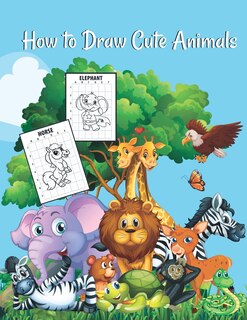 Front cover_How to draw cute animals