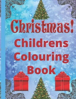 Front cover_Christmas children's colouring book