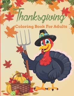 Front cover_Thanksgiving Coloring Book For Adults