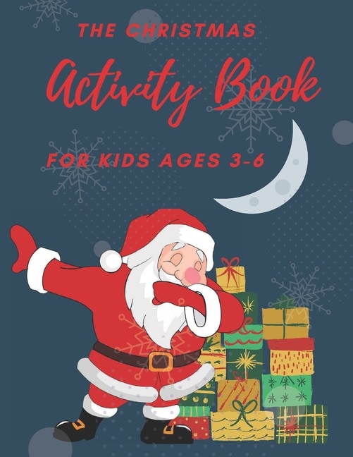 Front cover_The Christmas Activity Book for Kids Ages 3-6