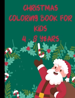 Couverture_CHRISTMAS coloring book for kids 4 - 8 years