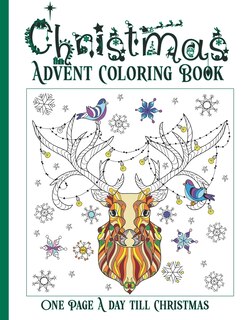 Front cover_Christmas Advent Coloring Book