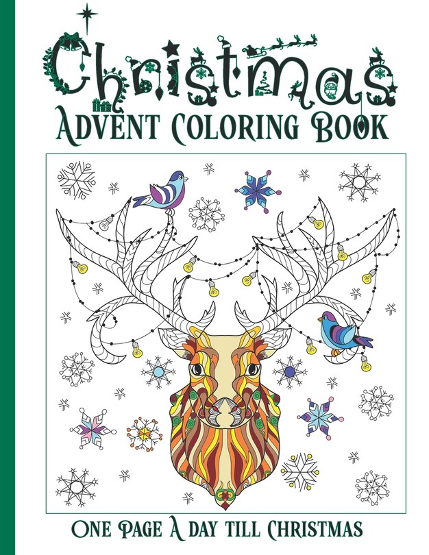 Front cover_Christmas Advent Coloring Book