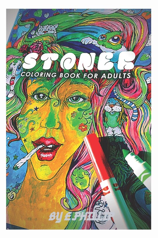 Front cover_Stoner Coloring Book for Adults
