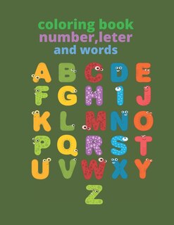 Front cover_coloring book, number, leter and words