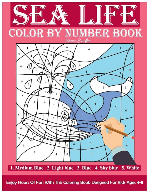 Couverture_Sea Life Color By Number Book