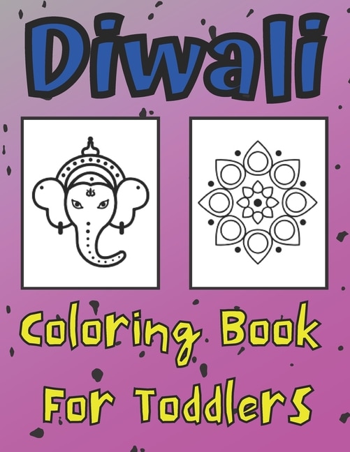 Front cover_Diwali Coloring Book For Toddlers