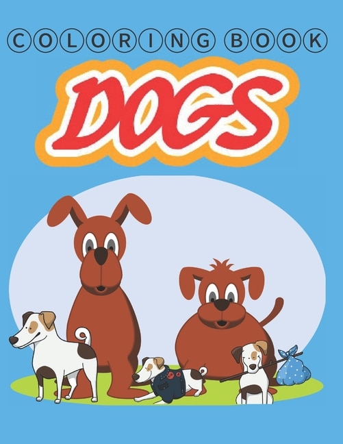 Front cover_Coloring Book Dogs