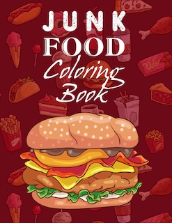 Front cover_Junk Food Coloring Book