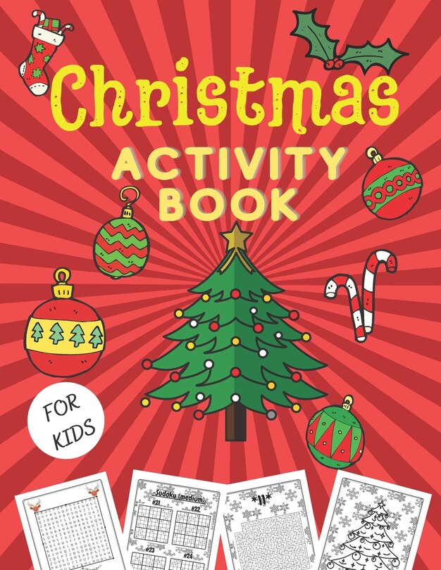 Front cover_Christmas Activity Book for Kids