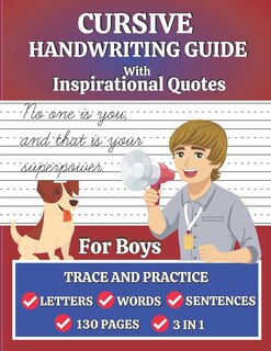 Front cover_Cursive Handwriting Guide for Boys