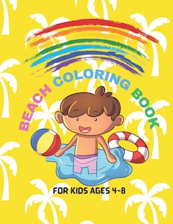 Couverture_Beach Coloring Book For Kids Ages 4-8