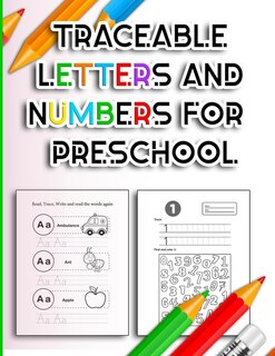 Front cover_Traceable Letters and Numbers for Preschool