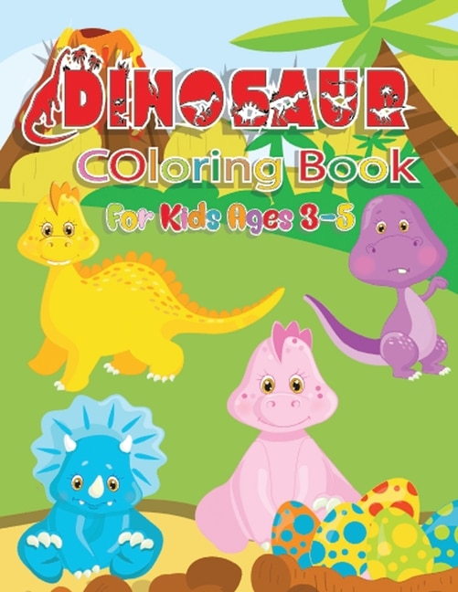 Couverture_Dinosaur Coloring Book For Kids Ages 3-5