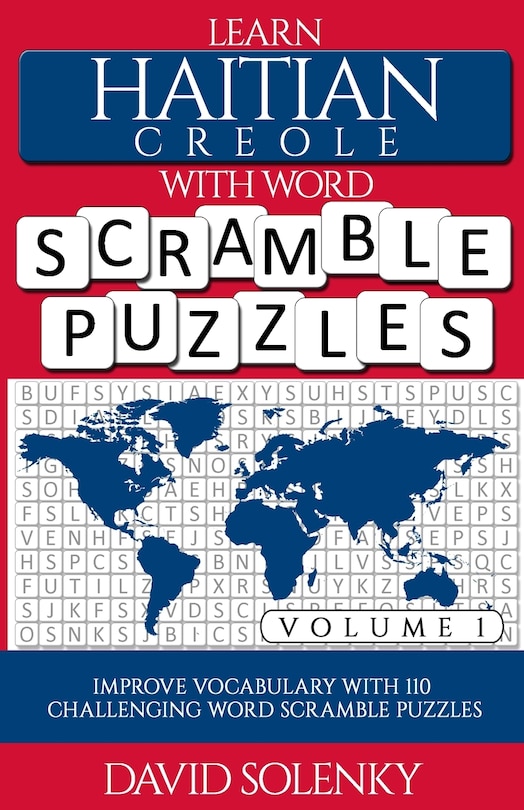 Front cover_Learn Haitian Creole with Word Scramble Puzzles Volume 1
