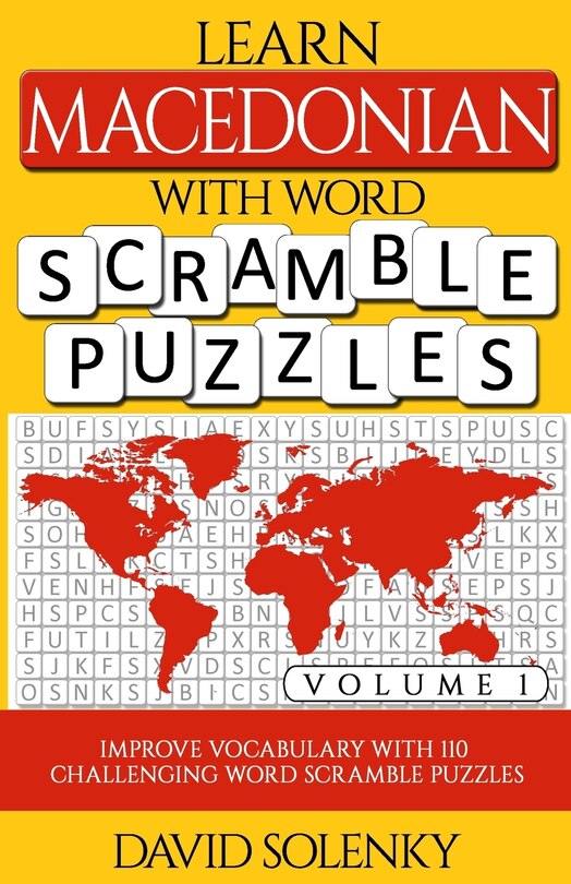 Couverture_Learn Macedonian with Word Scramble Puzzles Volume 1