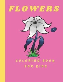Front cover_Flowers Coloring Book For kids