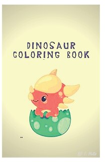 Front cover_dinosaur coloring book