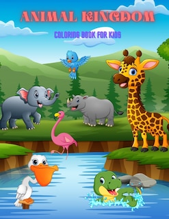 Front cover_Animal Kingdom - Coloring Book for Kids