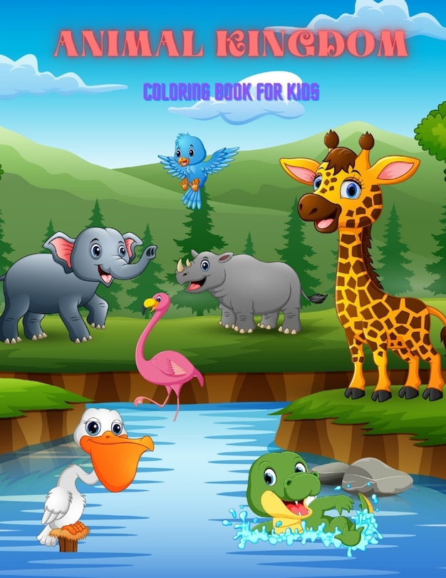 Front cover_Animal Kingdom - Coloring Book for Kids