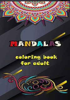 Couverture_MANDALA coloring book for adult