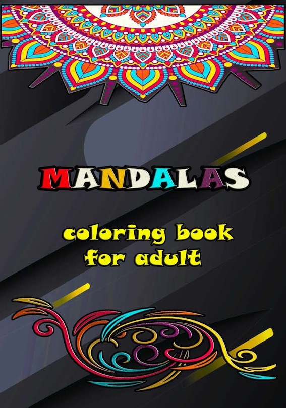 Couverture_MANDALA coloring book for adult