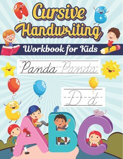 Front cover_Cursive Handwriting Workbook For Kids