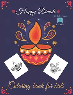 Front cover_Happy Diwali Coloring Book for Kids