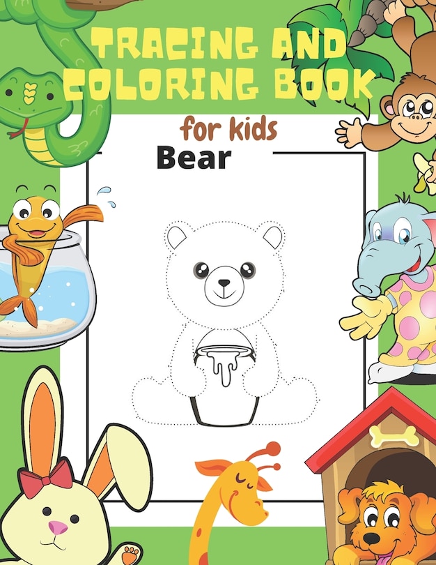 Couverture_Tracing and Coloring Book for Kids