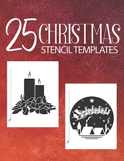 Front cover_25 Christmas Stencil Templates