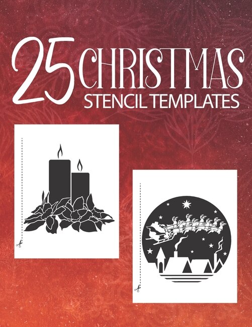 Front cover_25 Christmas Stencil Templates