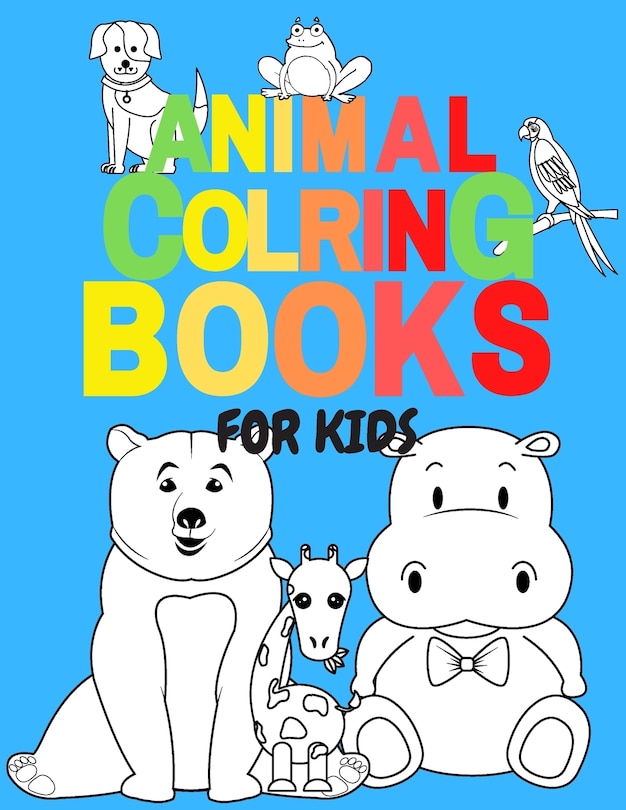 Animal coloring books for kids