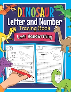 Couverture_Dinosaur Letter and Number Tracing Book Left Handwriting